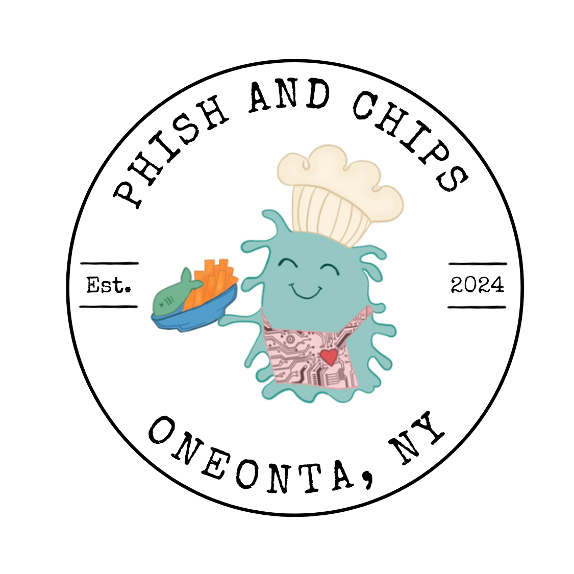 Logo for Phish and Chips project